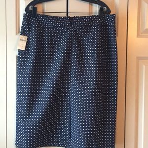 Coldwater Creek Navy skirt